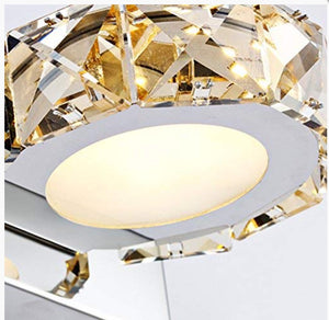 M0562 : M.T.C Canada Round Crystal LED Vanity 24 Inch LED Bath Vanity Wall Mounted Bathroom Fixture Input Voltage 120VAC 20W Triac Dimmable 3CCT(3000K/4500K/6000K ) Change Colour With Button CETL