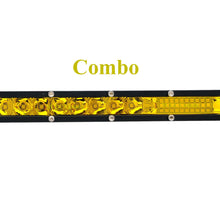 M0537 : LED Bar Single Row 21.5 inch 90W Yellow Light Combo 9000lm , IP65 Water Proof Input Voltage 10-30VDC CE, ROHS