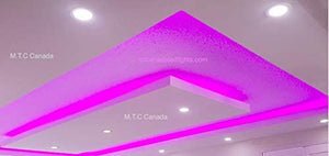 Pack of 12 M0550 6K : M.T.C Canada LED 5 inch Slim Panel Light /LED Slim Pot Light Dimmable, 9W IC Rated 6000K Cool White CETL Certified