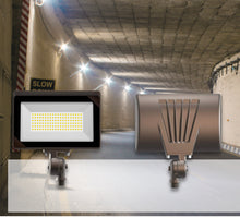 (Pack of 2 Piece) M0661: M.T.C Canada LED 80W=800W Hhalogen 6000K Flood Light 10,000lm Ip65 Input 120AC with Knuckle and J Box Fitting Plate CUL