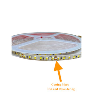 M0542 /4k : M.T.C Canada LED Strip Light 24V DC SMD 2835 120LED/M Watt:1M≤5 20M ( 66 Feet ) Length No Drop In Voltage IP 20 Indoor Use Only  4000K  Natural White