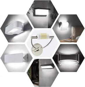 Pack of 6 6K M0620: R7S LED Bulb 78mm 10W Dimmable LED Light Bulbs Daylight 360 Degrees Double Ended J Type T3 J78