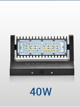 M0316 :M.T.C Canada LED Rotatable Wall Pack 40W RGB with Remote 5200lm Input Voltage :100-277V Black Housing, Outdoor/Indoor Ip65 for Sale Price $140.00 CAD