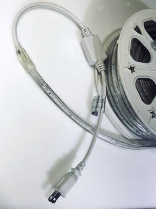 M0284/4K:M.T.C Canada LED Rope Light Dimmable 25M Roll 120 LED/M Direct Line Voltage 4000K Natural White CETL