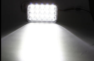 OFF Road Use ( No DOT Approved ) LED Head Light 4x6 45W 6000K Hi/Low Off Road With Mounting Brackets  CE,ROHS Pack of 2 Pcs