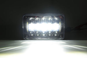1 pair M0417 : M.T.C Canada LED 4x6 Head light 48W 4800lm Hi/Low And DRL DOT Approved Replacement For H4651 H4652 H4656 H4666 H6545(Pack of 2 Piece)