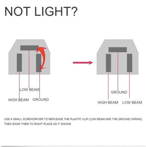 OFF Road Use ( No DOT Approved ) LED Head Light 4x6 45W 6000K Hi/Low Off Road With Mounting Brackets  CE,ROHS Pack of 2 Pcs
