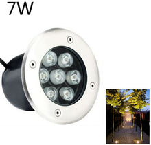 ( Pack of 5 Piece ) M0548 LED Buried Light/LED in Round Light Low Voltage 24VDC 7W 3000K Warm White IP67 Waterproof