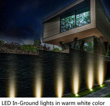 ( Pack of 5 Piece ) M0548 LED Buried Light/LED in Round Light Low Voltage 24VDC 7W 3000K Warm White IP67 Waterproof