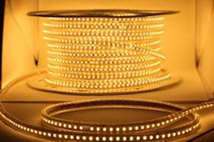 M0470/50M : LED Rope Light 50M (165 Ft) 2835 SMD 120LED/M 120V Outdoor &Indoor Use IP66 With 110V Flat US Wall Plug connector