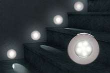 M0227/6K: Pack of 10  LED Puck Lights 6K Brush Nickel  Under Counter Lighting with each puck light having Input Voltage 12V DC 1.5W,200lm