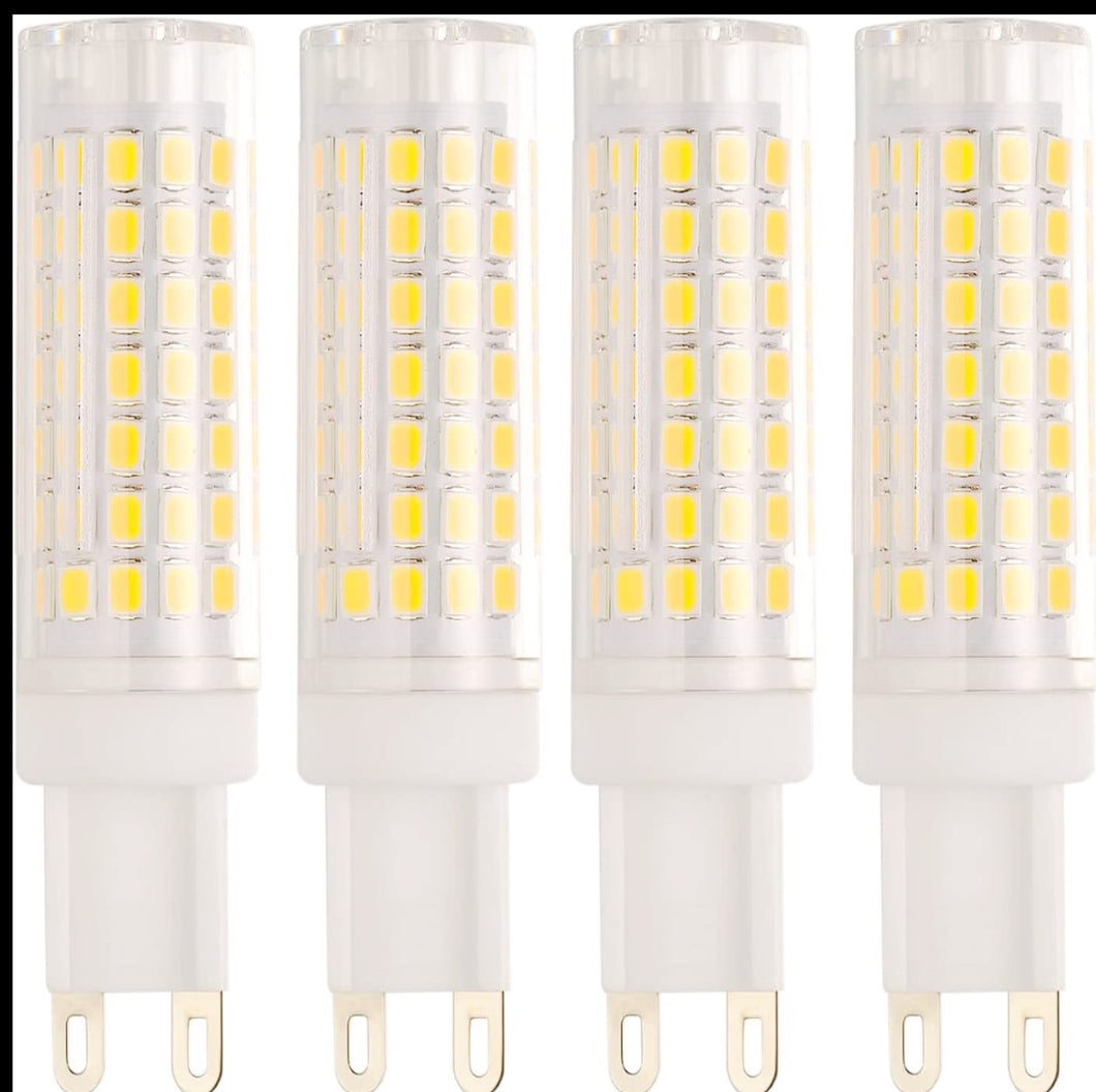 (Pack of 10 Pcs)M0005 -G9 Base 88-SMD 2835 LED Light Bulb,8W, 6000K, 600-700LM, AC120V  Non-dimmable CETL Certified
