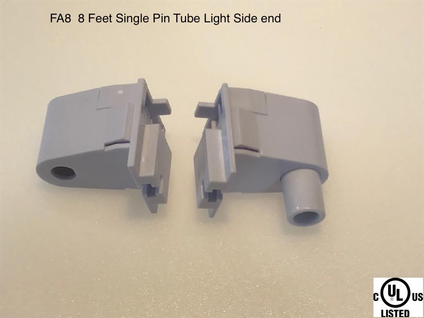 Pack of 10 Pair  M0069 - Side End Holder Only For FA8 8 feet Tube light CUL Pack of 10 Pair