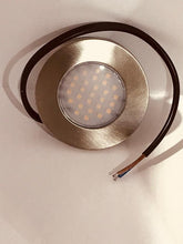 M0227/4K: Pack of 10 LED Puck Lights 4K Brush Nickel Under Counter Lighting with each puck light having Input Voltage 12V DC 1.5W,200lm